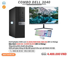 COMBO DELL OPTIPLEX 3040 MÀN HÌNH 24INCH 02