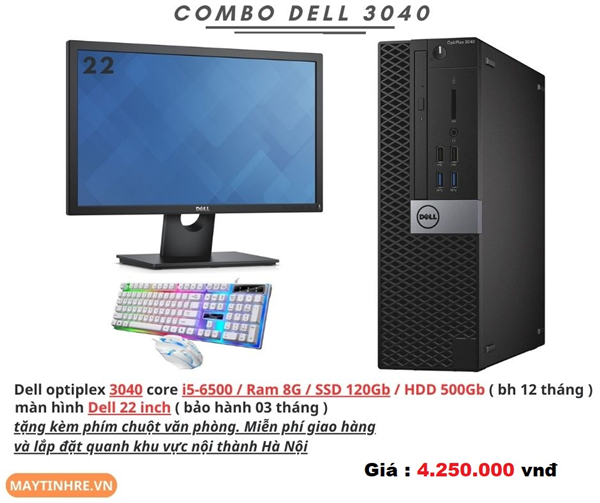 COMBO 1 DELL OPTIPLEX 3040