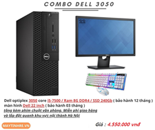 COMBO 1 DELL OPTIPLEX 3050
