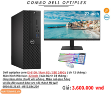 COMBO 1 DELL OPTIPLEX 3050