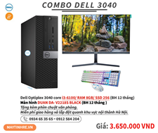 COMBO DELL OPTIPLEX 3040 MÀN HÌNH 22INCH 01	