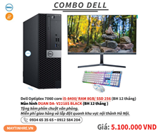 COMBO DELL OPTIPLEX 7060 MÀN 22INCH 01