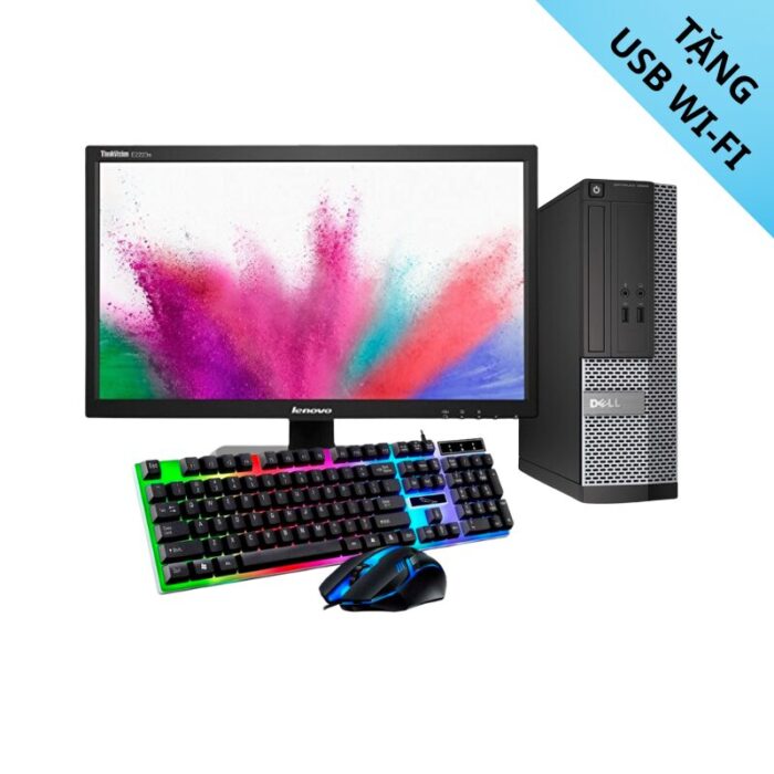 Bộ Dell OptiPlex 3020 + Màn hình Lenovo 19 inch